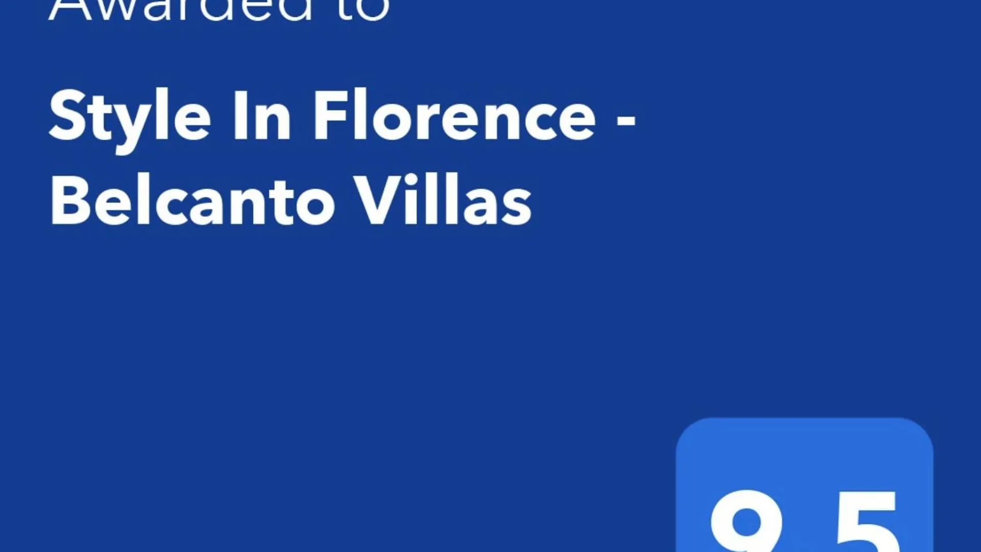 Style In Florence - Belcanto Villas Italia